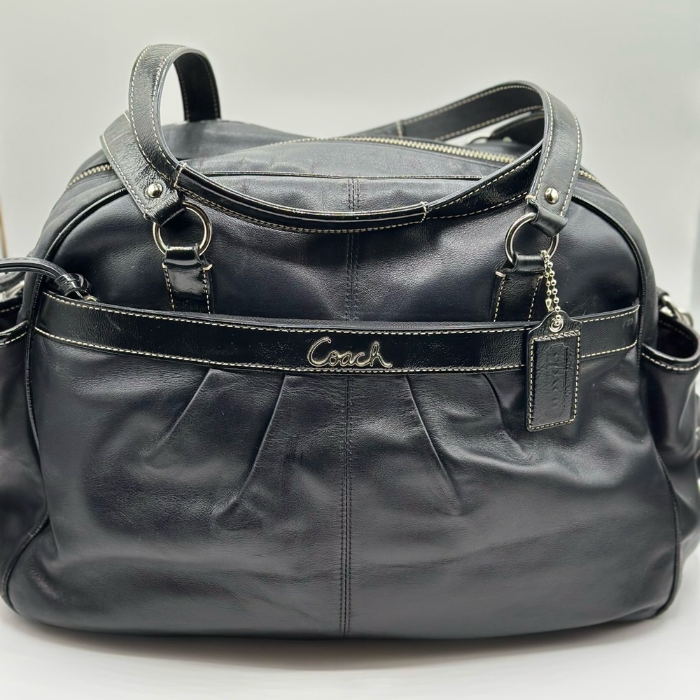 Coach Addison Black Muti Functional Tote/ Baby Bag